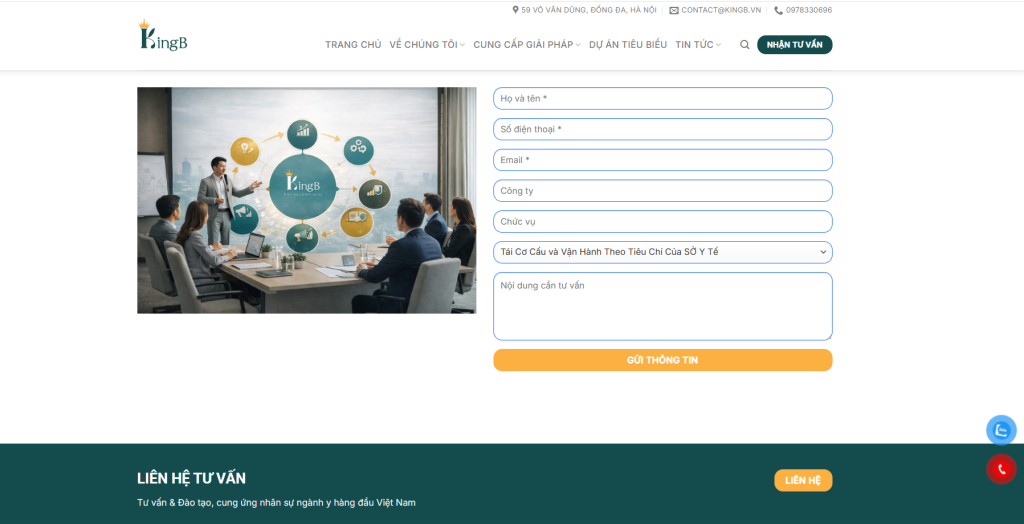 Danh mục liên hệ hổ trợ khách hàng