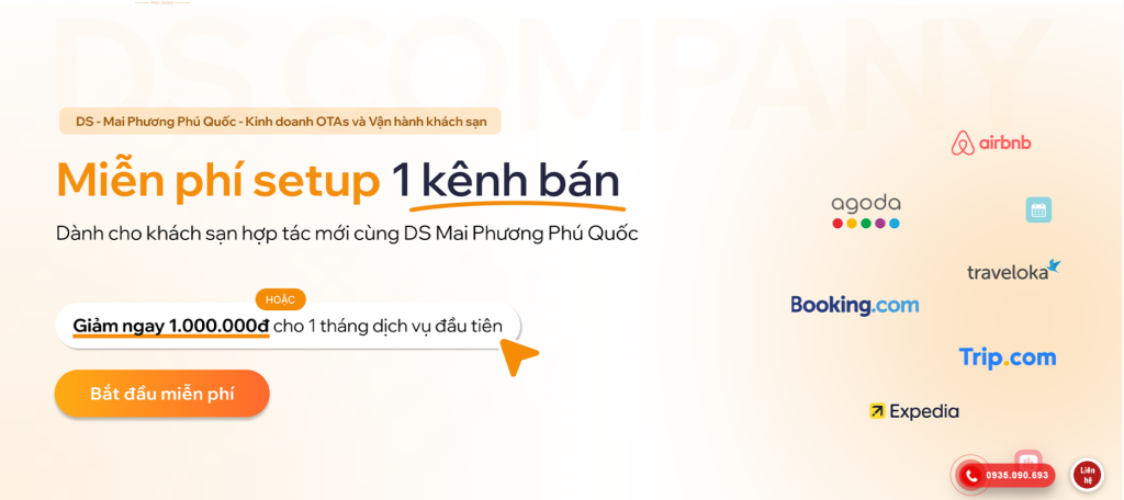 Liên kết với các website du lịch
