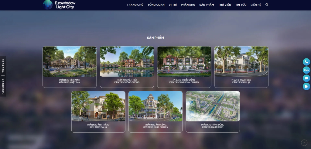 Danh mục sản phẩm dể nhìn đẹp mắt