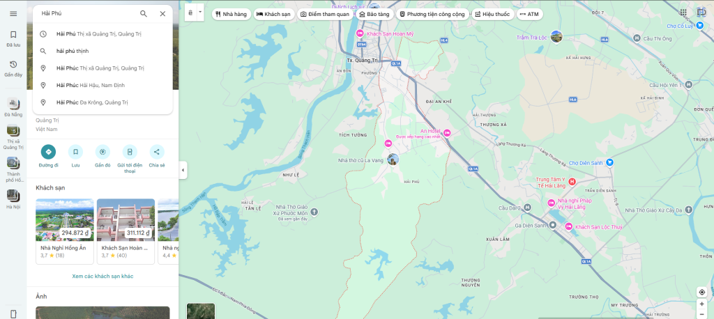 Một số khu vực vẫn hiển thị địa chỉ cũ hoặc chưa cập nhật đồng bộ