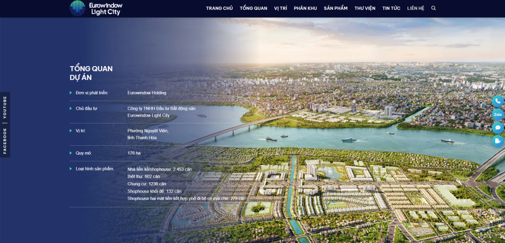 Thông tin đầy đủ về dự án