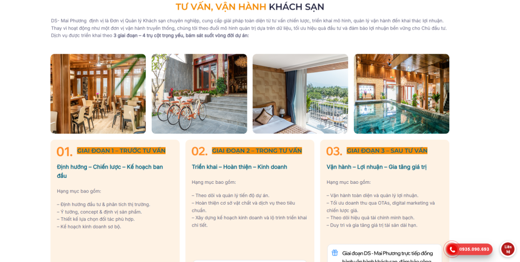 Tư vấn vận hành khách sạn