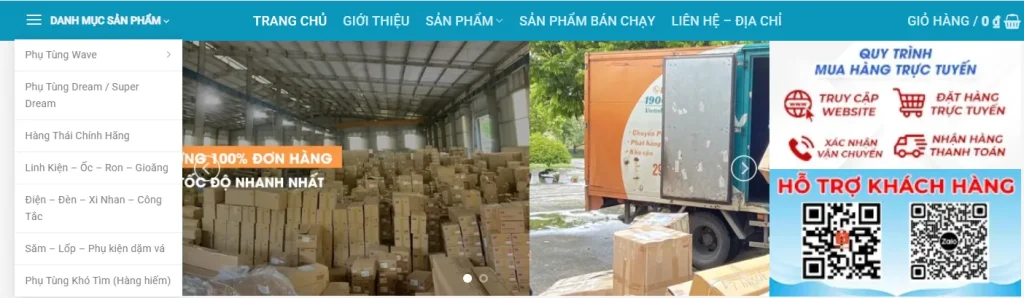 Banner và hình ảnh được thiết kế đồng bộ, nâng cao nhận diện thương hiệu