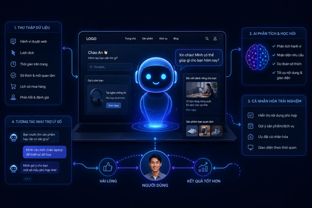 Website tương lai sẽ tự học, cá nhân hóa và tương tác như một trợ lý số