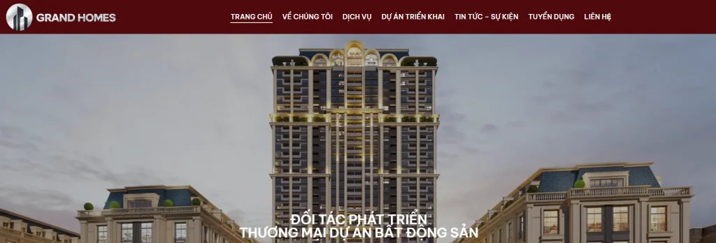 Cấu trúc menu khoa học giúp người dùng dễ dàng tìm kiếm thông tin
