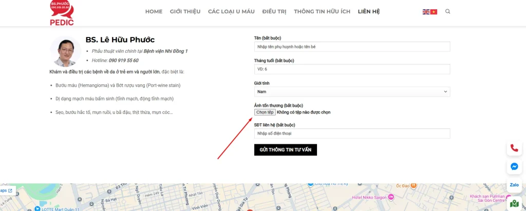 Công cụ gửi ảnh tổn thương giúp phụ huynh dễ dàng nhận tư vấn từ bác sĩ