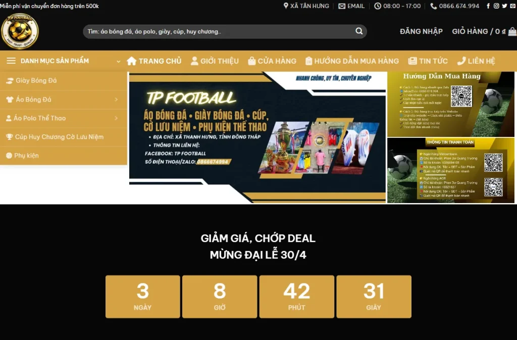 Hiển thị thời gian giảm giá giúp tăng tỷ lệ chốt đơn