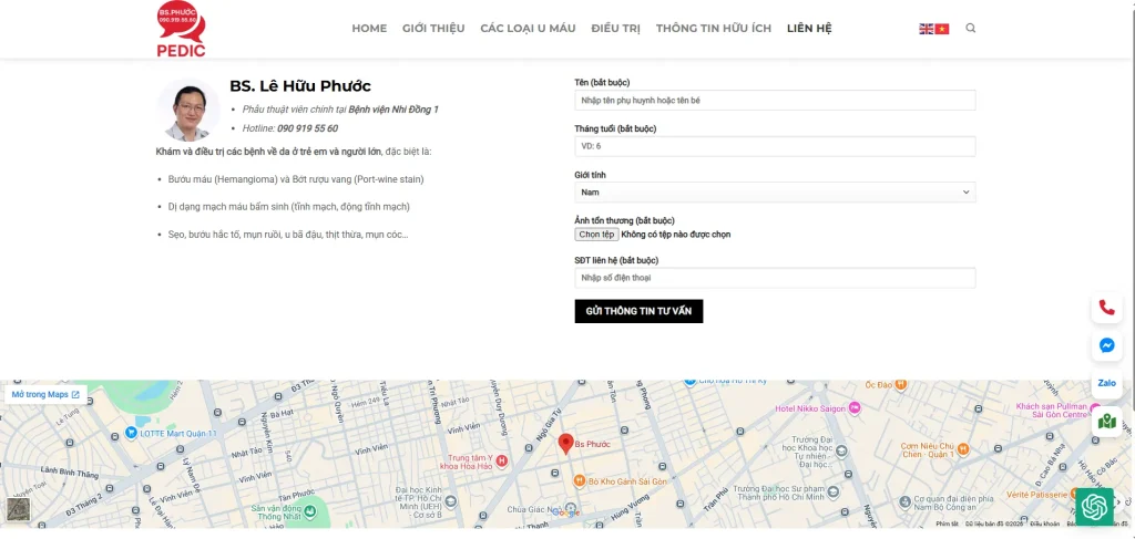 Kênh liên hệ và tư vấn da dạng với nhiều hình thức