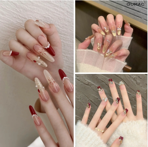 Thiết Kế Website Nail – Nghệ Thuật Làm Đẹp 2 mẫu nail đơn giản tinh tế