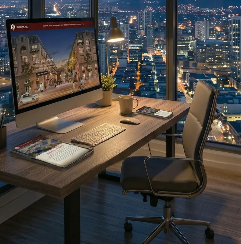 thiet ke website Grand Homes cho to chuc doanh nghiep bat dong san Luxury 11zon