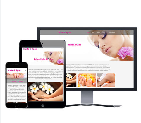 Thiết Kế Website Nail – Nghệ Thuật Làm Đẹp 18 giao diện website + form booking