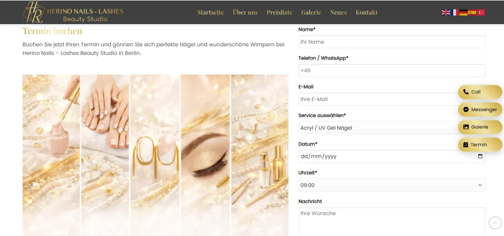 Đặt lịch online nhanh chóng – tối ưu trải nghiệm khách hàng ngành beauty.