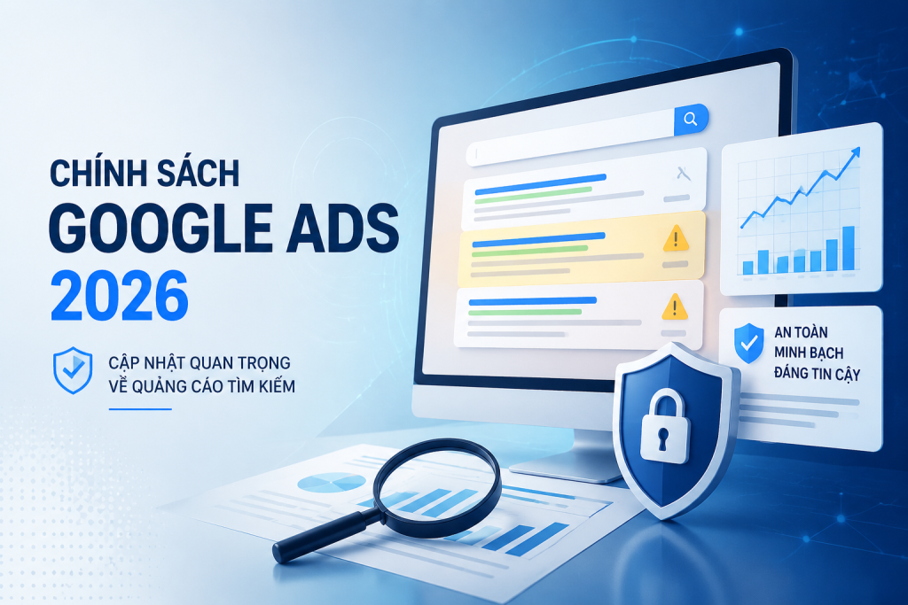 chinh sach google ads 2026 google siet chat quy dinh hien thi quang cao tren tim kiem