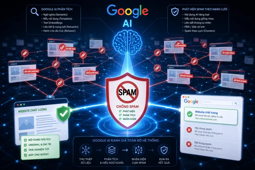 Google Đang Update, Thay Đổi Cách Phát Hiện AI Spam Đánh Cả Mạng Lưới Website 2 Google Update AI Spam thay đổi cách phát hiện nội dung AI trên toàn bộ hệ thống website.