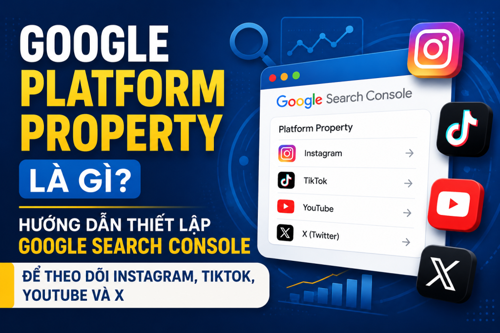 Google Search Console Platform Property: Theo Dõi TikTok, YouTube, Instagram & X 1 google search console platform property theo doi tiktok youtube instagram x