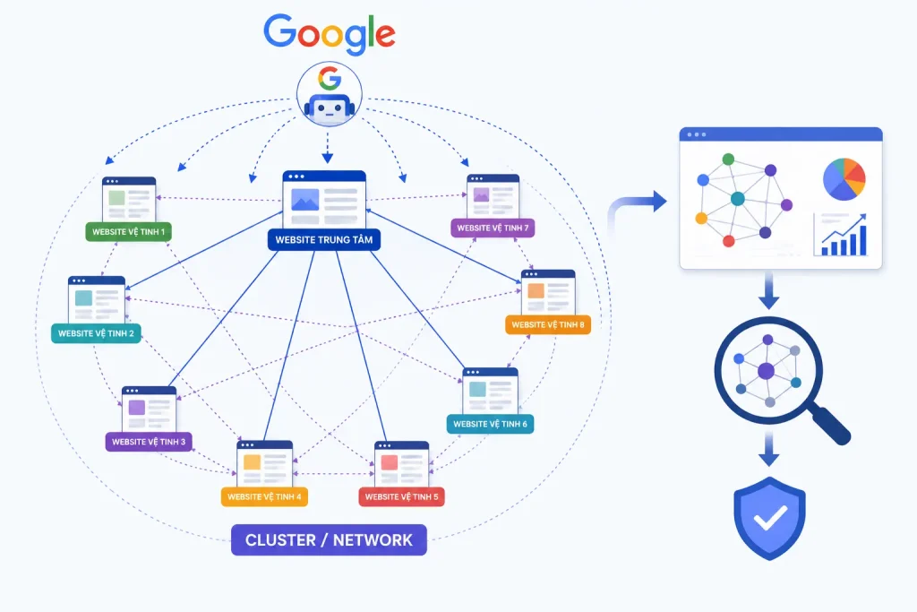 Google Đang Update, Thay Đổi Cách Phát Hiện AI Spam Đánh Cả Mạng Lưới Website 8 Google Update AI Spam có thể đánh giá và xử lý cả mạng lưới website AI Spam.