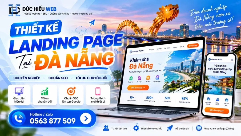 Thiết Kế Landing Page Tại Đà Nẵng Chuẩn SEO | Đức Hiếu Web 1 banner landing page da nang 11zon