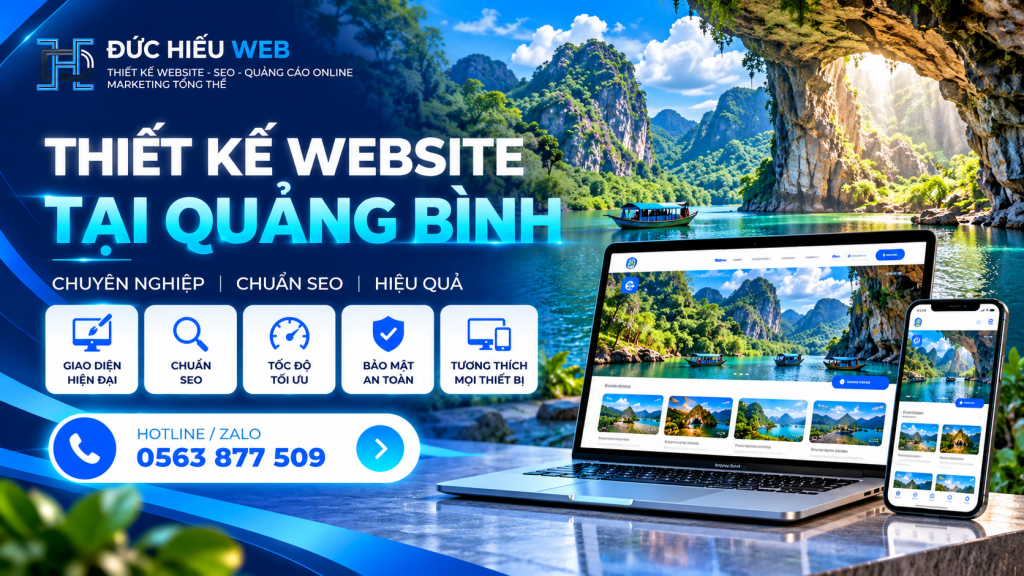 Thiết Kế Website Tại Quảng Bình Chuẩn SEO, Giao Diện Đẹp | Đức Hiếu Web 1 banner thiet ke website tai quang binh