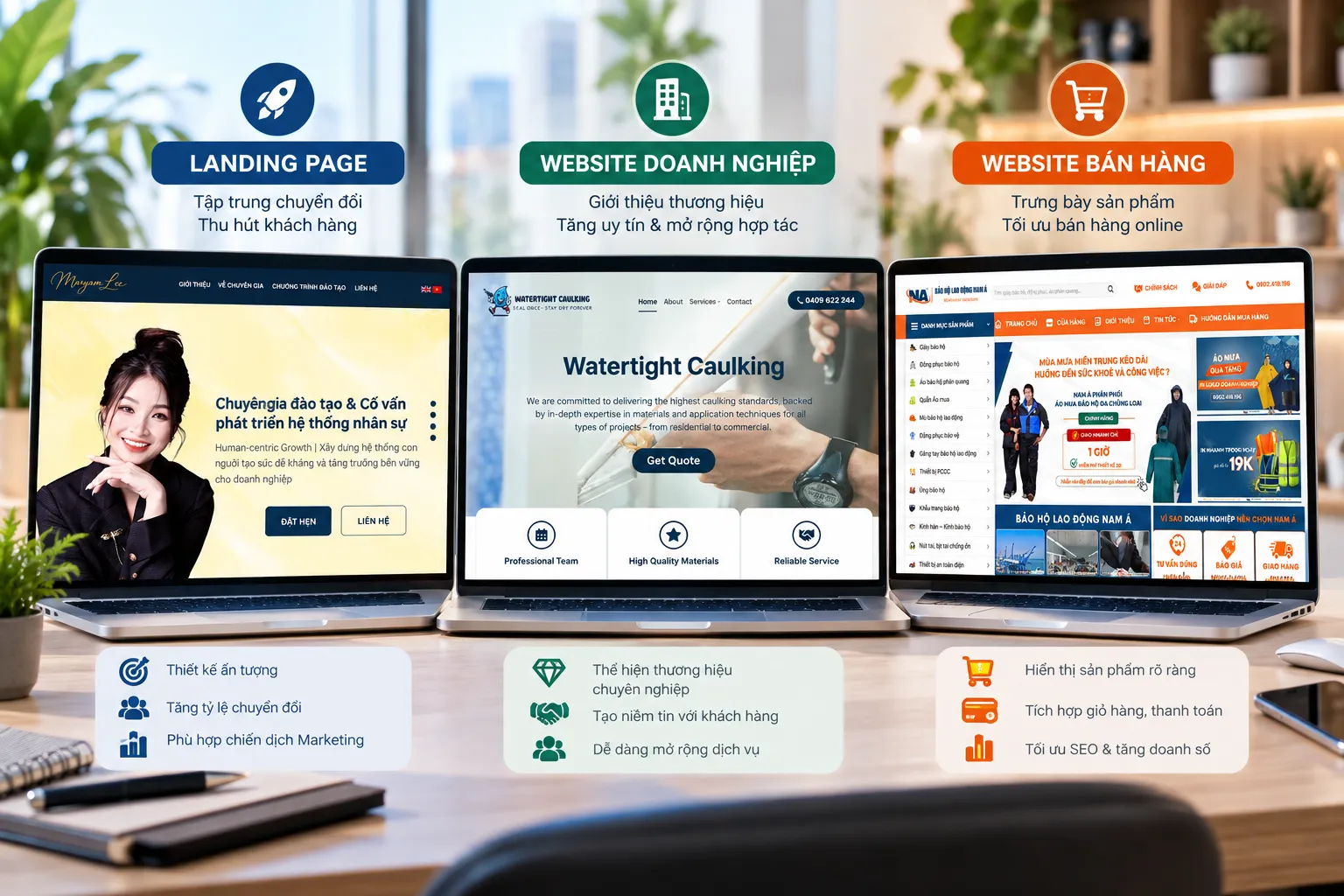 Đức Hiếu Web cung cấp giải pháp thiết kế website giới thiệu công ty chuyên nghiệp, chuẩn SEO và phù hợp nhu cầu doanh nghiệp.