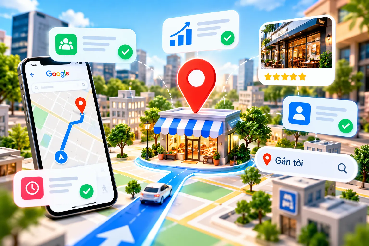 Cách Ghim Vị Trí Google Maps Nhanh, Chính Xác | Đức Hiếu Web 3 Vị trí doanh nghiệp chính xác giúp khách hàng tìm đường dễ dàng và hỗ trợ tiếp cận khách hàng địa phương.