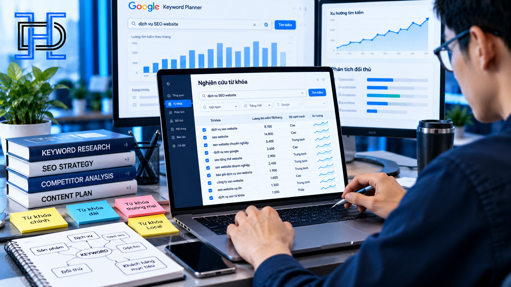 Nghiên cứu từ khóa giúp xây dựng chiến lược SEO phù hợp với nhu cầu tìm kiếm.