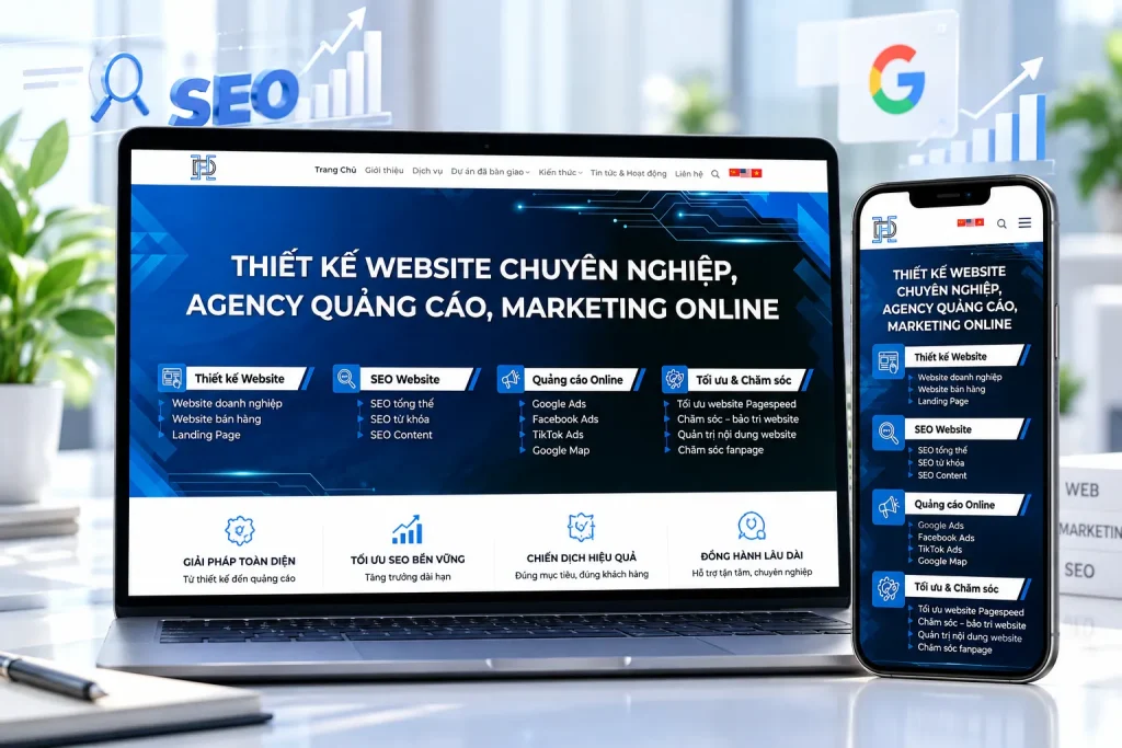 Thiết kế website tại Hà Nội chuyên nghiệp, đẹp, nhanh và chuẩn SEO.