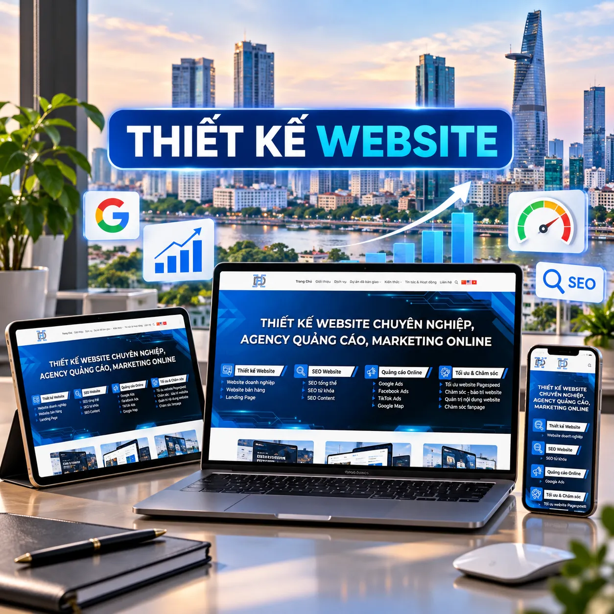 Thiết kế website tại Quảng Trị giúp doanh nghiệp xây dựng thương hiệu chuyên nghiệp và mở rộng khả năng tiếp cận khách hàng trực tuyến.